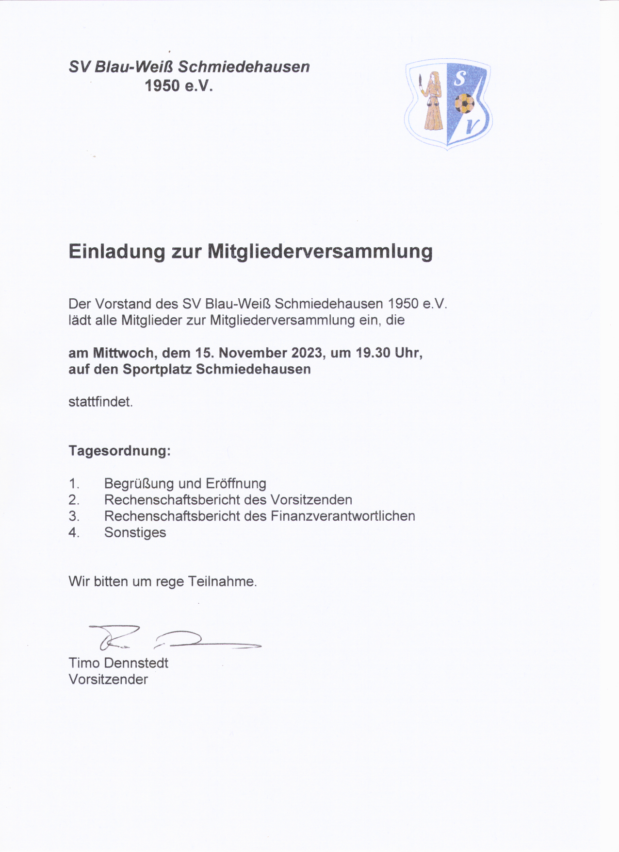 Mitgliederversammlung 