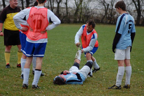 Testspiel unserer Zweiten gegen Moorental II 2:3