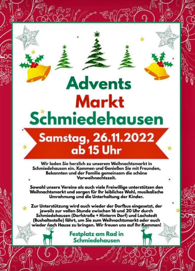 Adventsmarkt Schmiedehausen