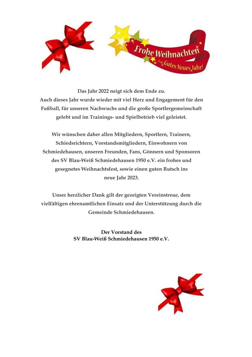 Weihnachtsgrüße