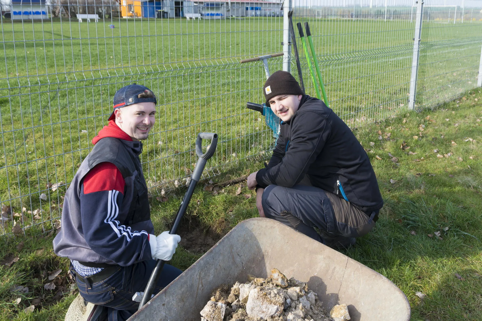 Bilder vom Arbeitseinsatz am Wochenende